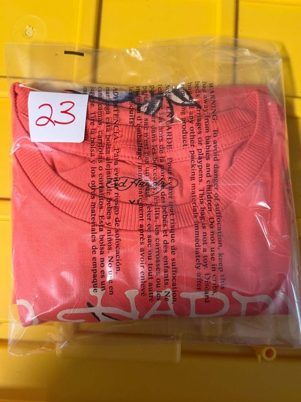 Ed Hardy Y2K Style Baby Tee Crop Top XL Orange Tattoo Graphic Swallow Womens - Picture 8 of 8